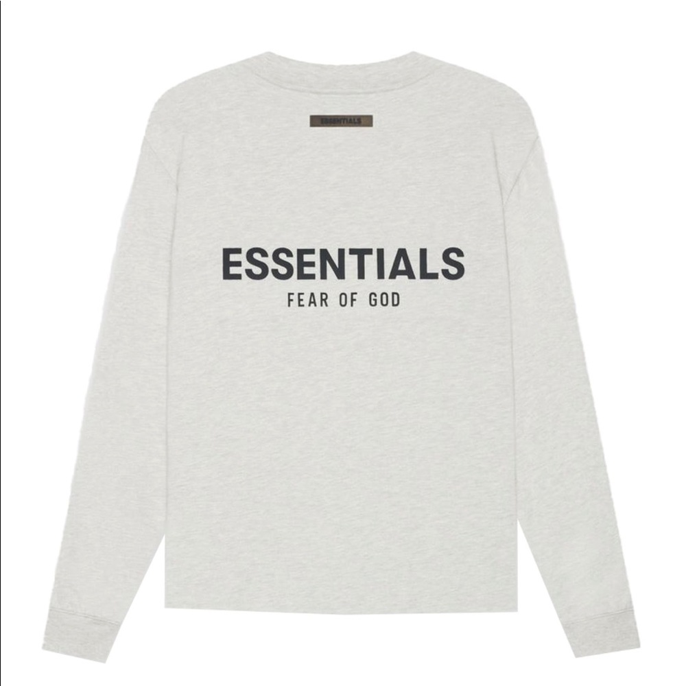 Fear of God Essentials Long Sleeve T-Shirt Oatmeal M